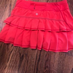 Red and gray Lulu Lemon skirt 40.00 each